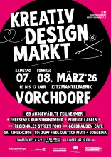 Plakat VII. Kreativ- und Designmarkt 2026 Vorchdorf