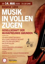 Musik in vollen Zügen Gmunden 2026 Remise 1894