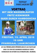 Mit dem Wasserläufer Fritz Kieninger quer durch Kambodscha