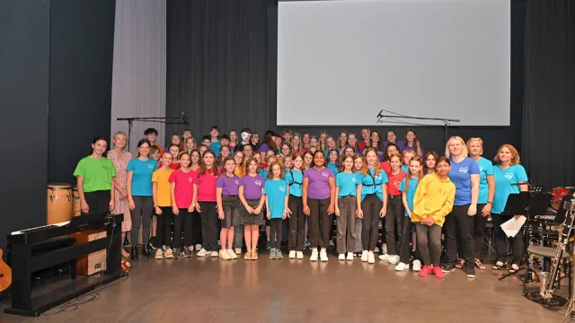 Musikmittelschule Vorchdorf beim Schulkonzert "Phantom der Schule" am 5. Juni 2025