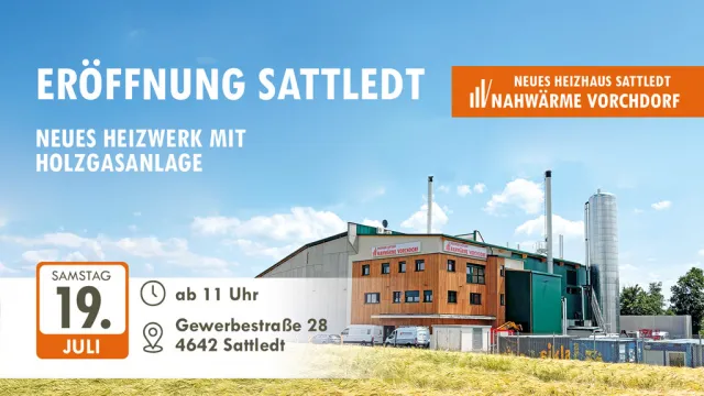 Eröffnung Nahwärme Vorchdorf - Heizwerk Sattledt