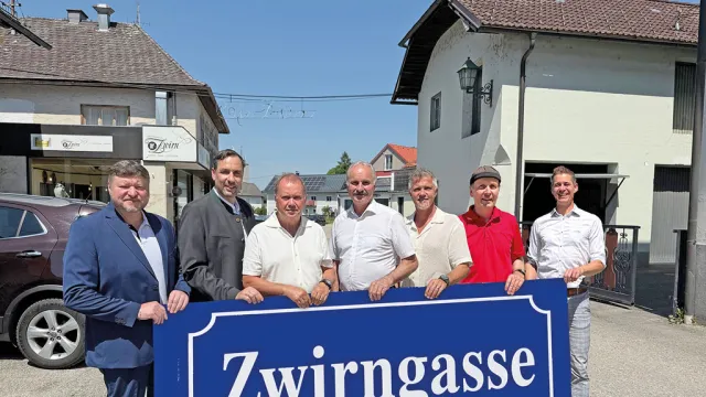 Zwirngasse Vorchdorf - Einigkeit über alle Fraktionen und Werbering über die weiteren Schritte