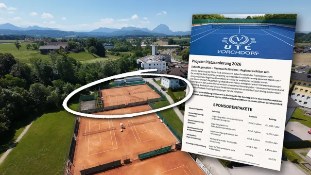 UTC Vorchdorf - Mit Sponsoring für Platzsanierung jetzt sichtbar werden und den Nachwuchs fördern