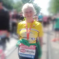 Monika in Wien - Halbmarathondistanz