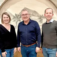 Nadine Radner, Bgm. Ingo Dörflinger und Christian Brunner