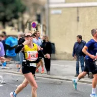 Zeit für ein Luftbussi Maria Marathon Linz 
