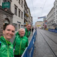 Monika, Maria, Eugen Linz Marathon 