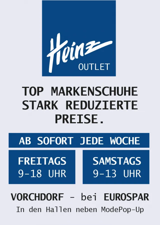 Heinz Outlet Vorchdorf ab September 2024