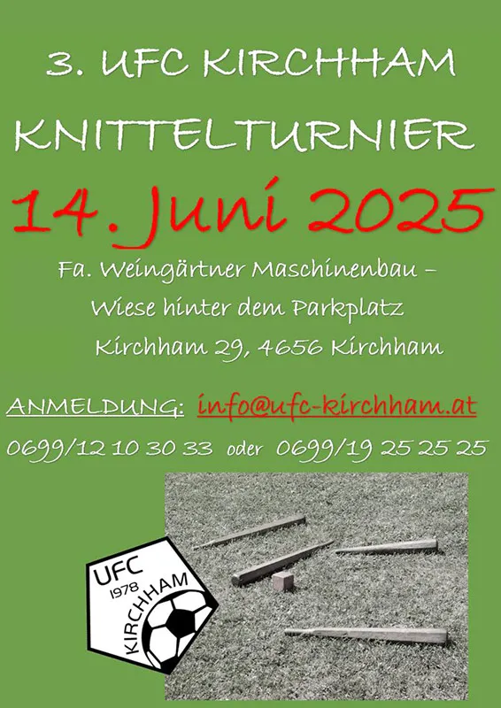 UFC Kirchham - Knittelturnier 2025 UFC Kirchham - Knittelturnier 2025
