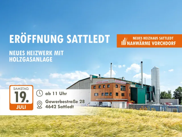 Eröffnung Nahwärme Vorchdorf - Heizwerk Sattledt Eröffnung Nahwärme Vorchdorf - Heizwerk Sattledt