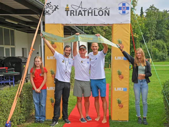 Erfolgreiche Premiere des Goldene Ananas-Triathlon Vorchdorf 2025