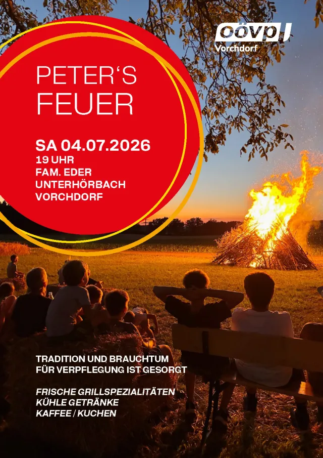 Petersfeuer Vorchdorf 2026