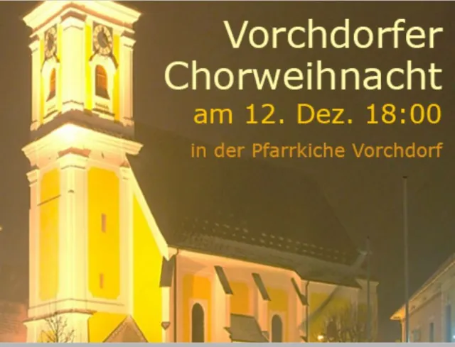 Chorweihnacht 2015