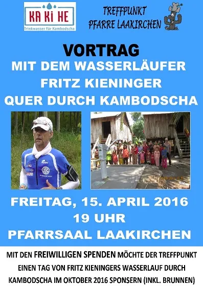 Mit dem Wasserläufer Fritz Kieninger quer durch Kambodscha